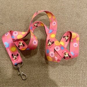 Disney Minnie Mouse Pink Lanyard
